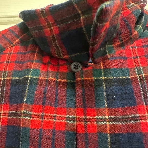 Pendleton VTG 70s Board Shirt Pure Wool Plaid Flannel Medium - Picture 4 of 7